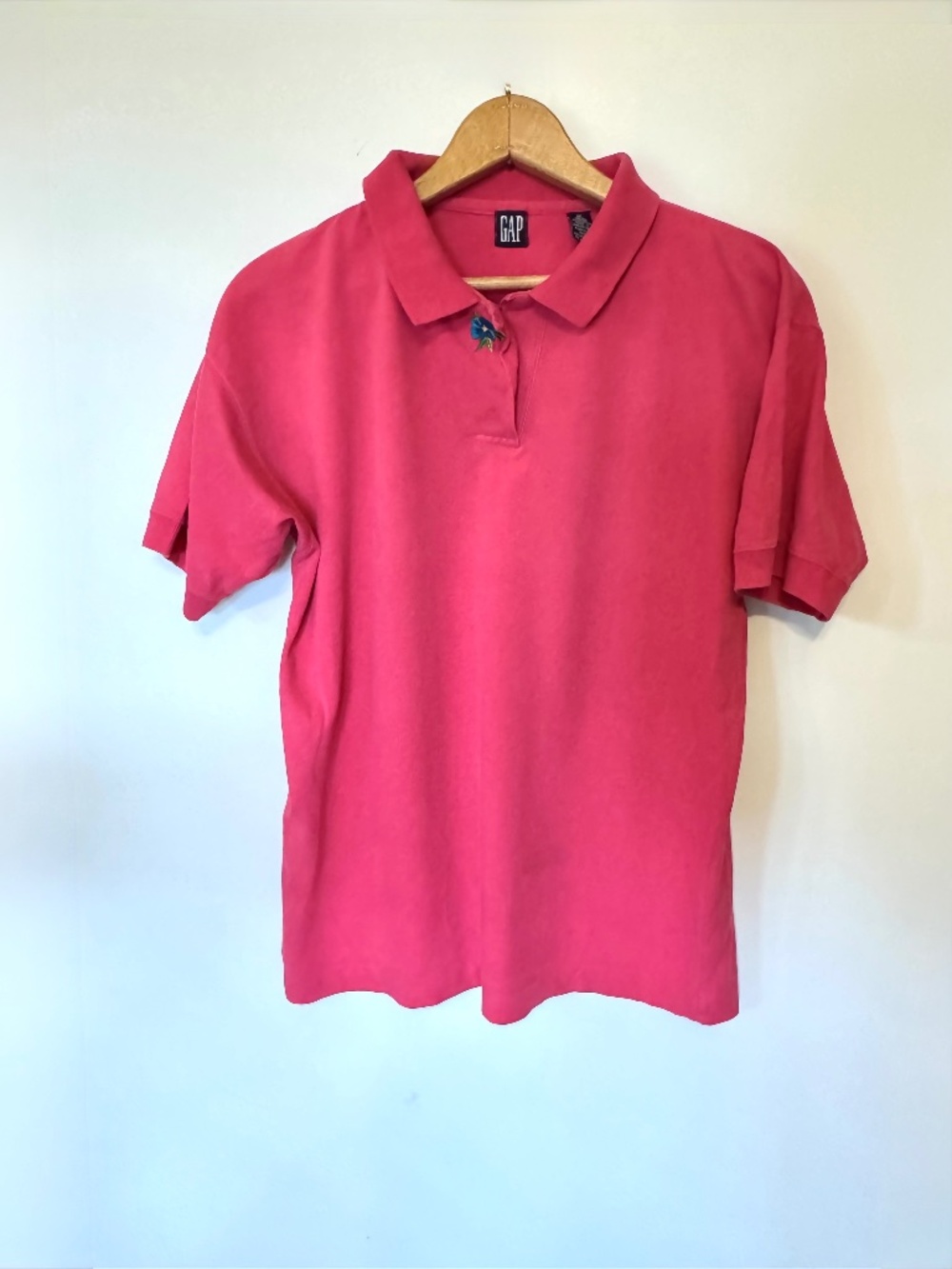 Vintage 1980s GAP Polo Shirt Women's (Sz Med)